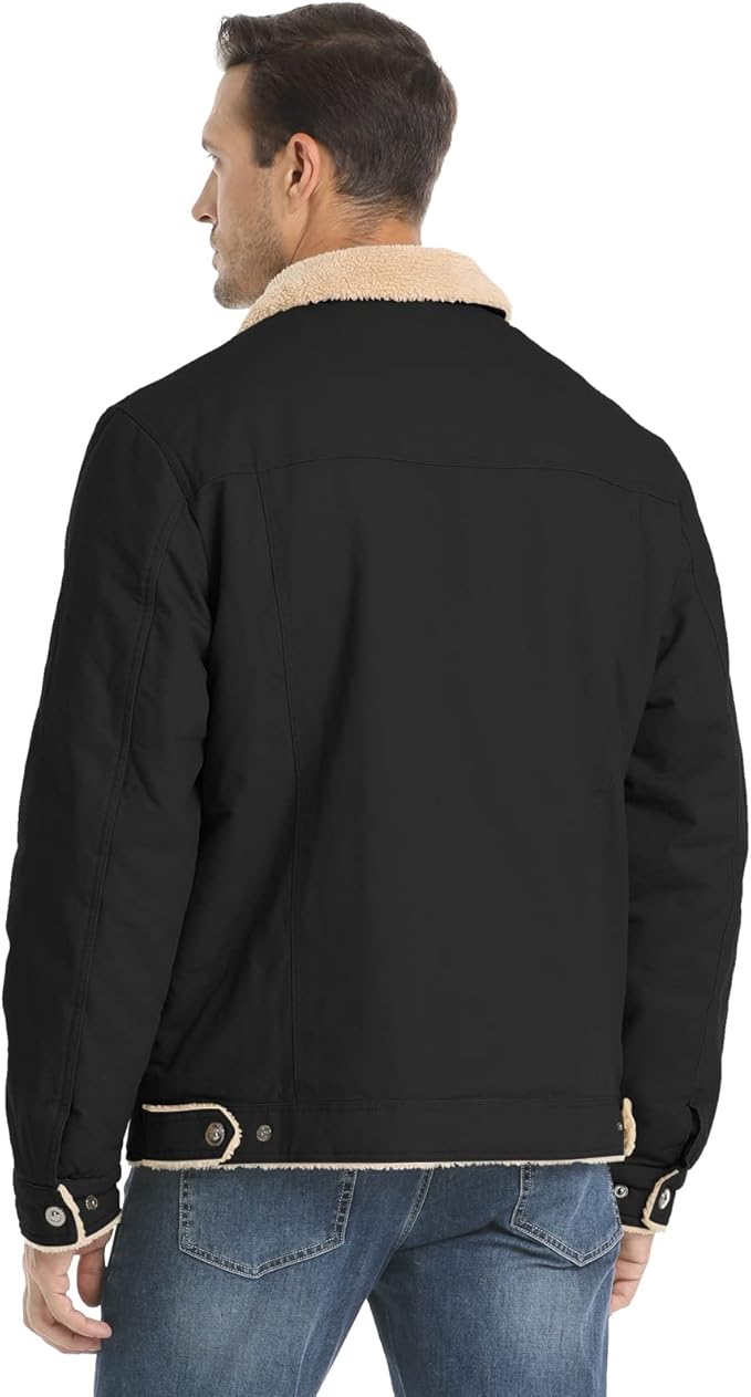 dermeli Sherpa Lined Trucker Jacket