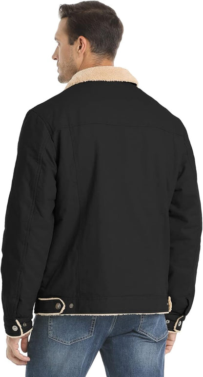 dermeli Sherpa Lined Trucker Jacket