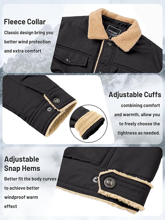 dermeli Sherpa Lined Trucker Jacket